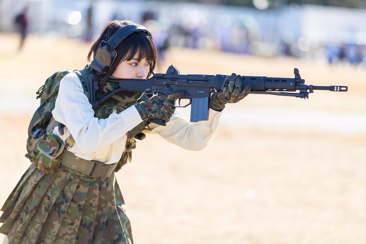 元自衛官がJKのコスプレをするとこうなる(冬ver)  #C97コスプレ #武装JK 