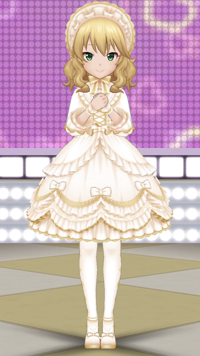 SSR櫻井桃華の衣装です。ご査収ください。 #デレステ #櫻井桃華 