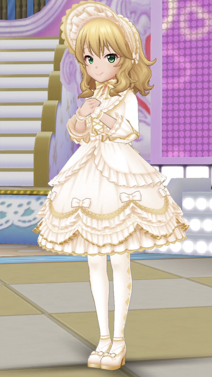 SSR櫻井桃華の衣装です。ご査収ください。 #デレステ #櫻井桃華 
