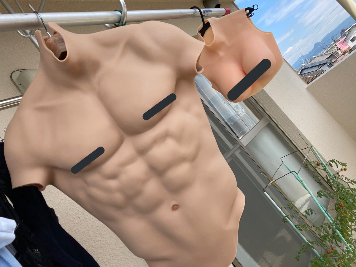 レイヤー夫婦のベランダ風景