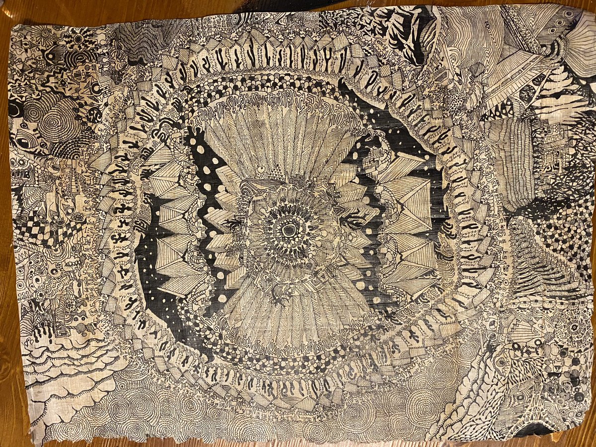 自閉症気味の友人に紙とペン渡したらとんでもない絵が出来上がった 