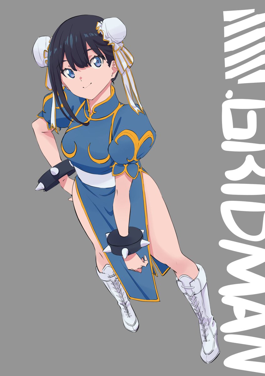 チャイナ服六花のリクエスト多かったので( ͡° ͜ʖ ͡°) #SSSS_GRIDMAN 