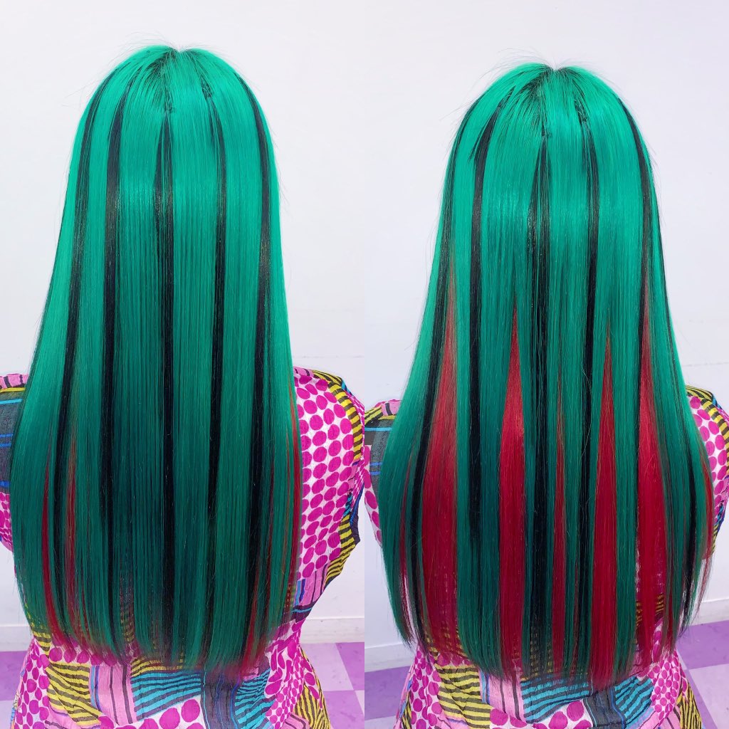 🍉💕🍉💕🍉💕🍉💕🍉💕🍉💕  令和最初のこの夏🐠💫👙🌴🎐         誰にも負けない派手髪は