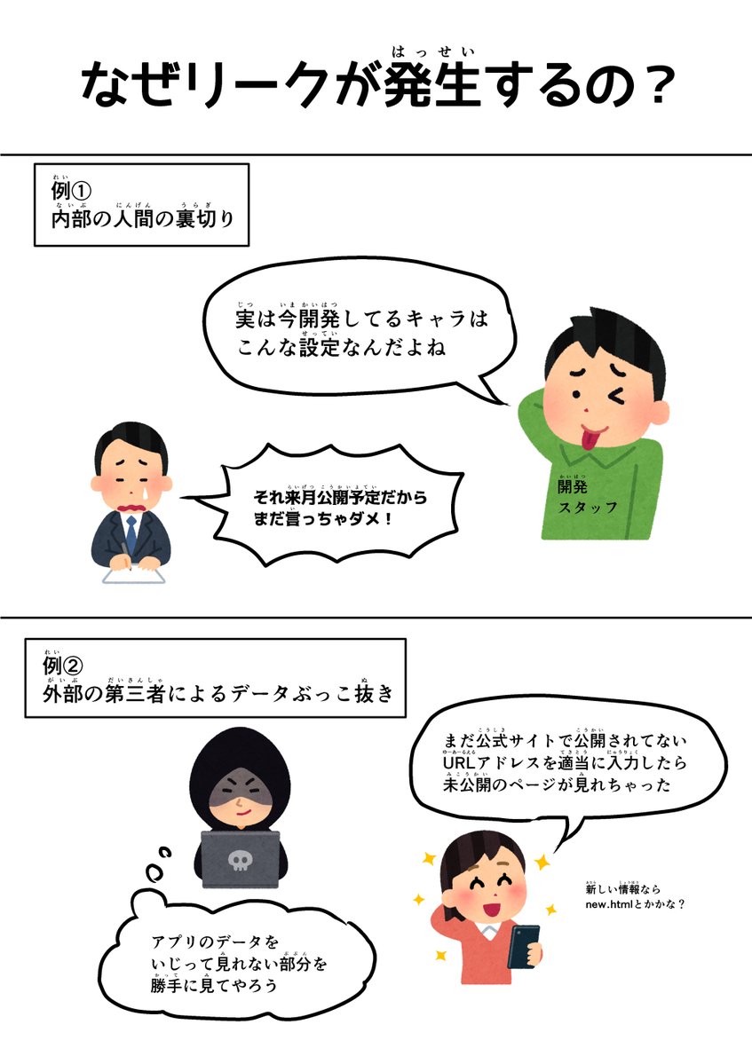 『ソシャゲ界隈におけるリーク行為について』  ソシャゲだけの話ではないですが…  ・リークって何