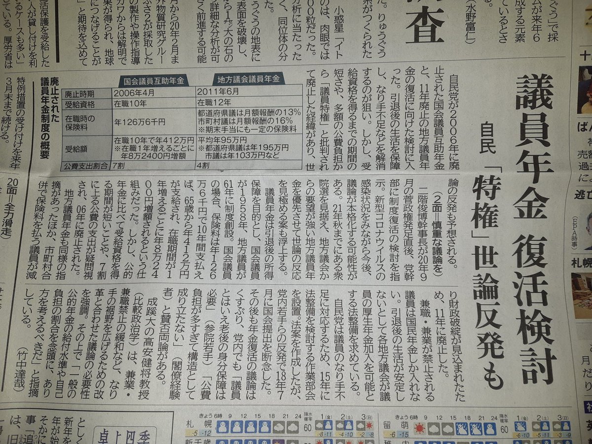 今年最後の日に、 怒りたくないんだけど… 年を越せない人がいる中で、 これ↓