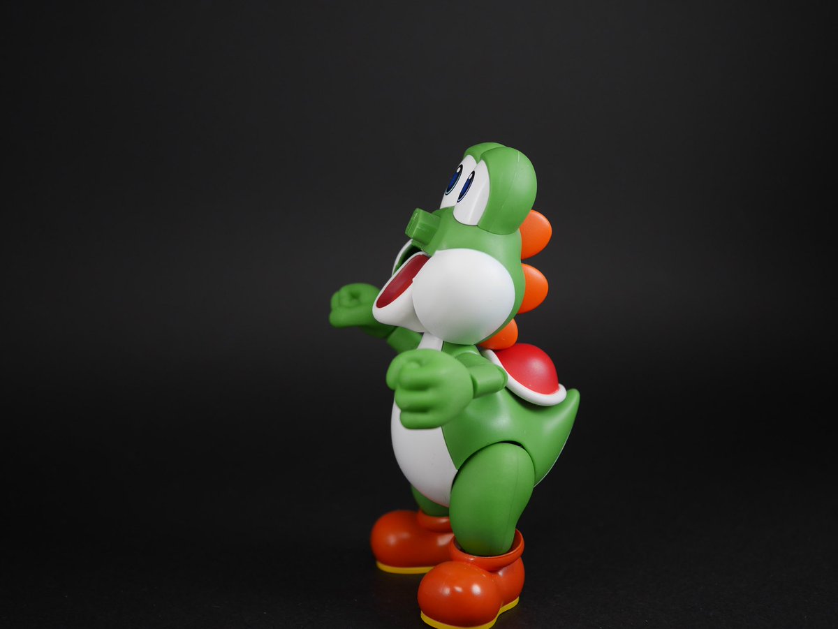 鼻が取れたヨッシー見て元気出して。 