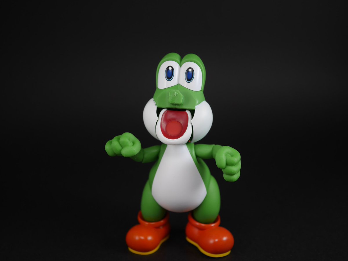 鼻が取れたヨッシー見て元気出して。 