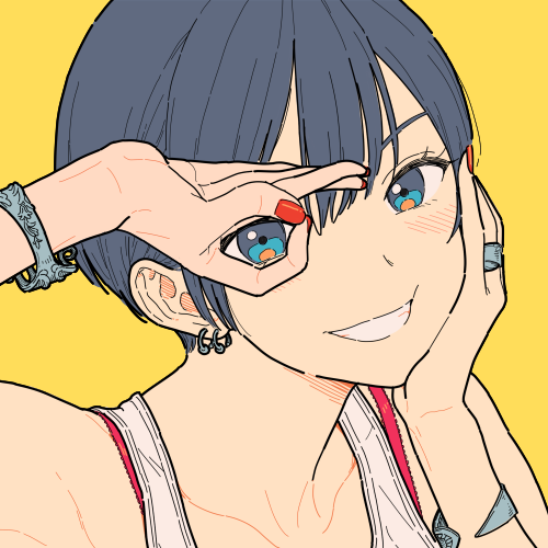 ボーイッシュ・中性的・イケメンだったりする女子をですね、描いていければと、え～思っておりますけども～  #私の絵柄が性癖に刺さる人に届いてほしい 