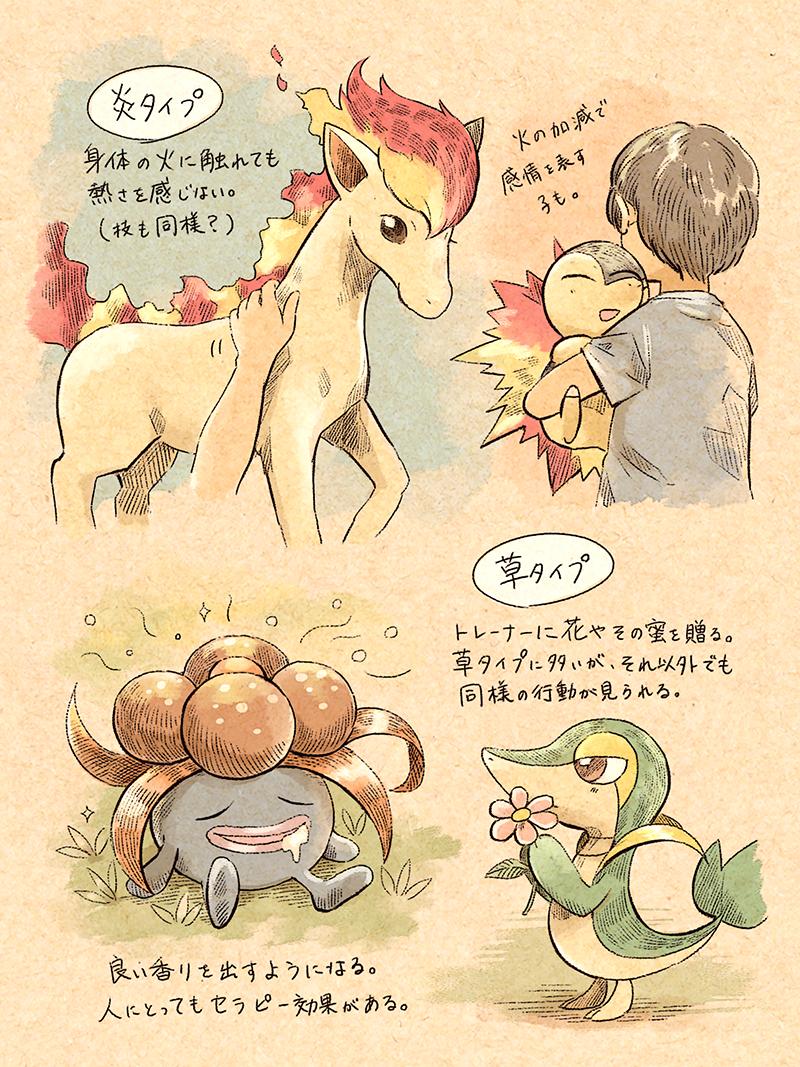 ポケモンのタイプ別・愛情表現妄想メモ 