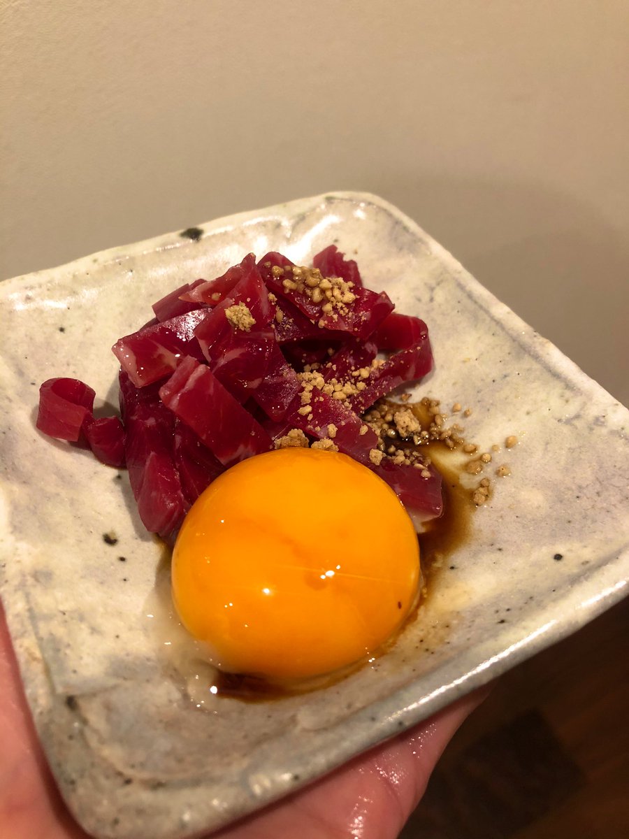 飲んべえの皆さま！！これほんとにユッケでした！！！ 