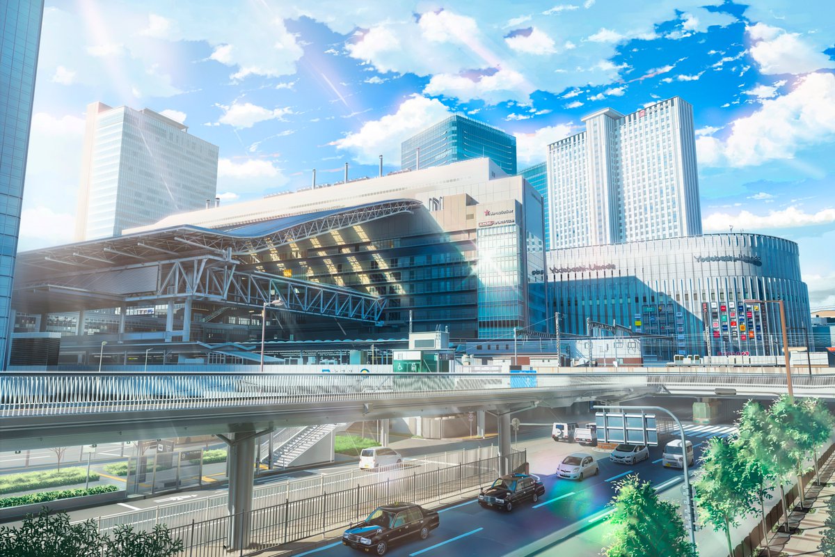 大阪梅田の街描きました！😊🖌️ 