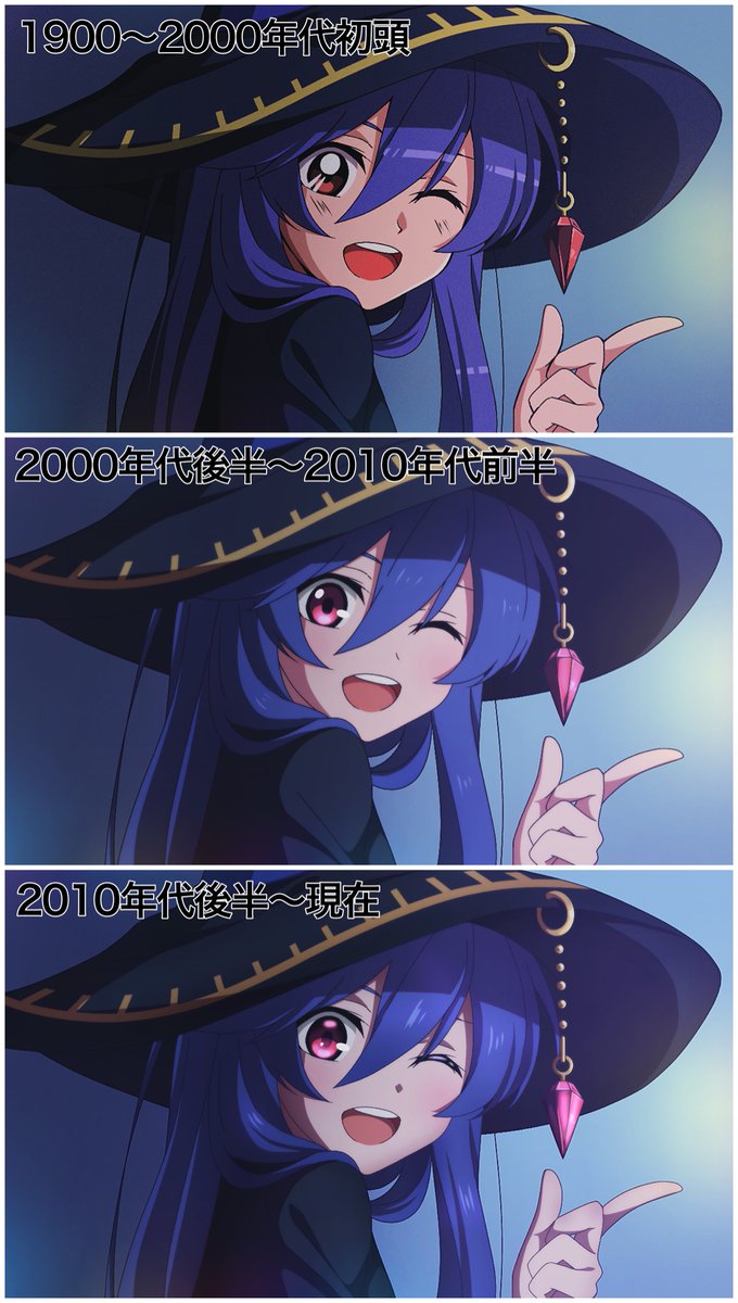 アニメ塗りの変遷(メモ) 