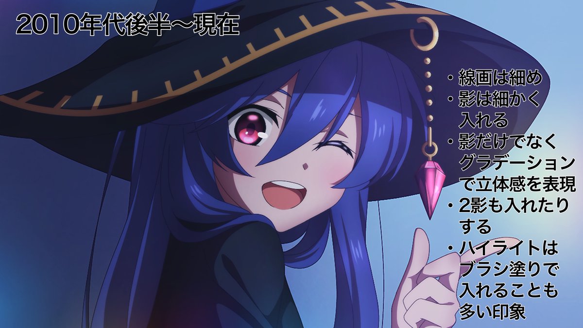 アニメ塗りの変遷(メモ) 