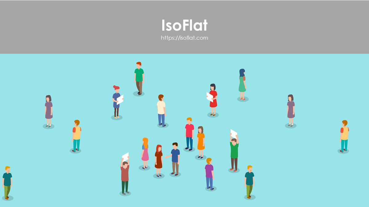 【使うとパワポがいい感じになる】 私の大好きな「アイソメ人」無料DLサイト 