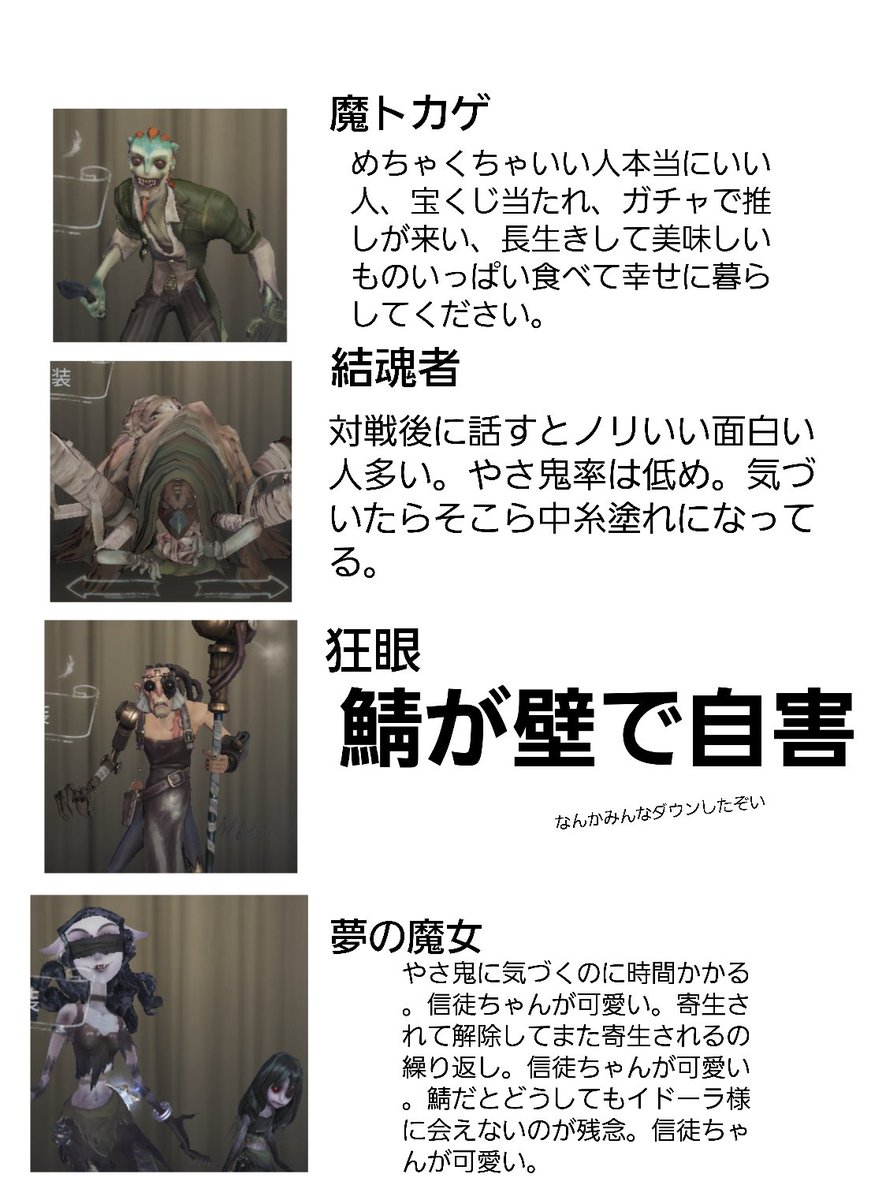 これのハンターバージョン作るよって言っときながら全然作ってなかったです