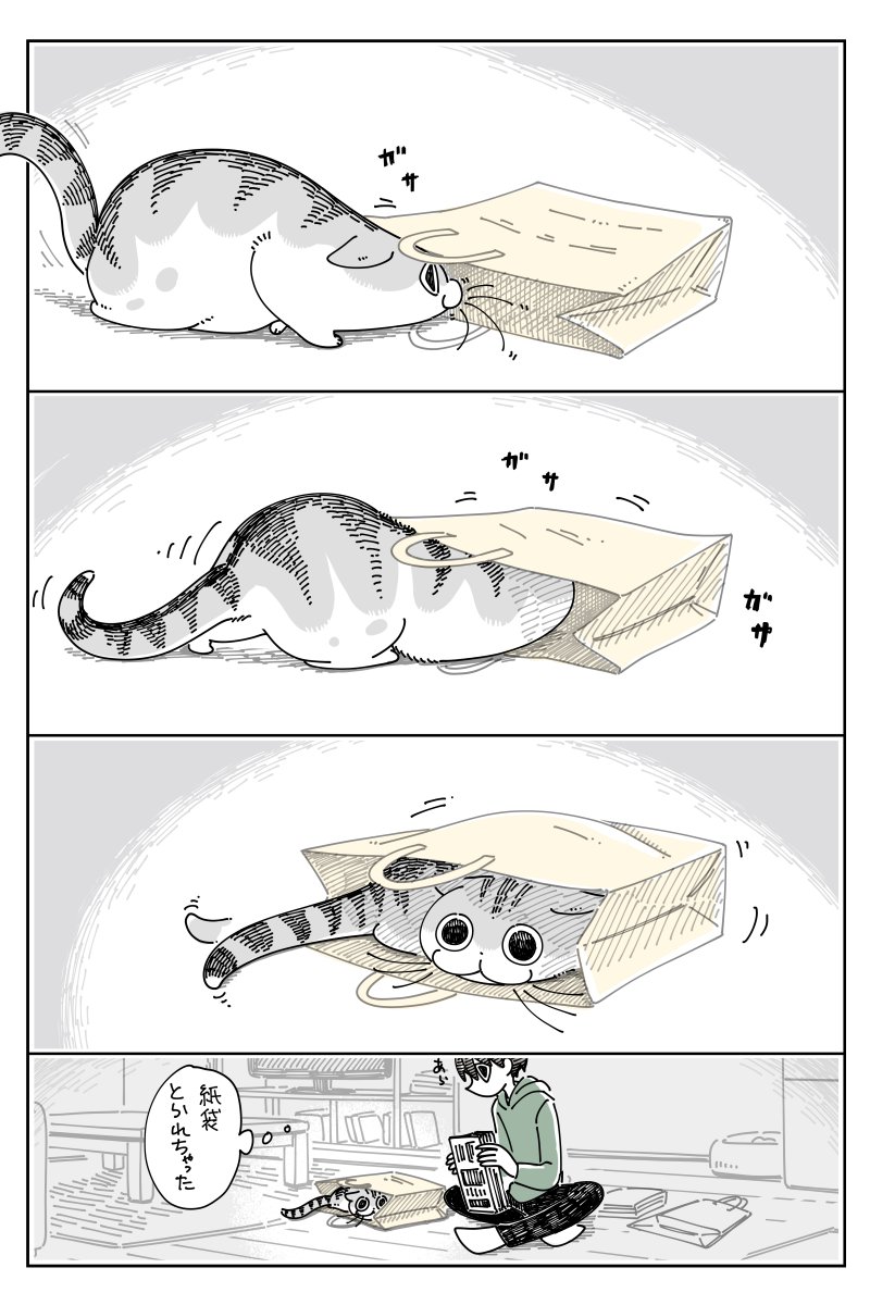 紙袋を見るとつい  