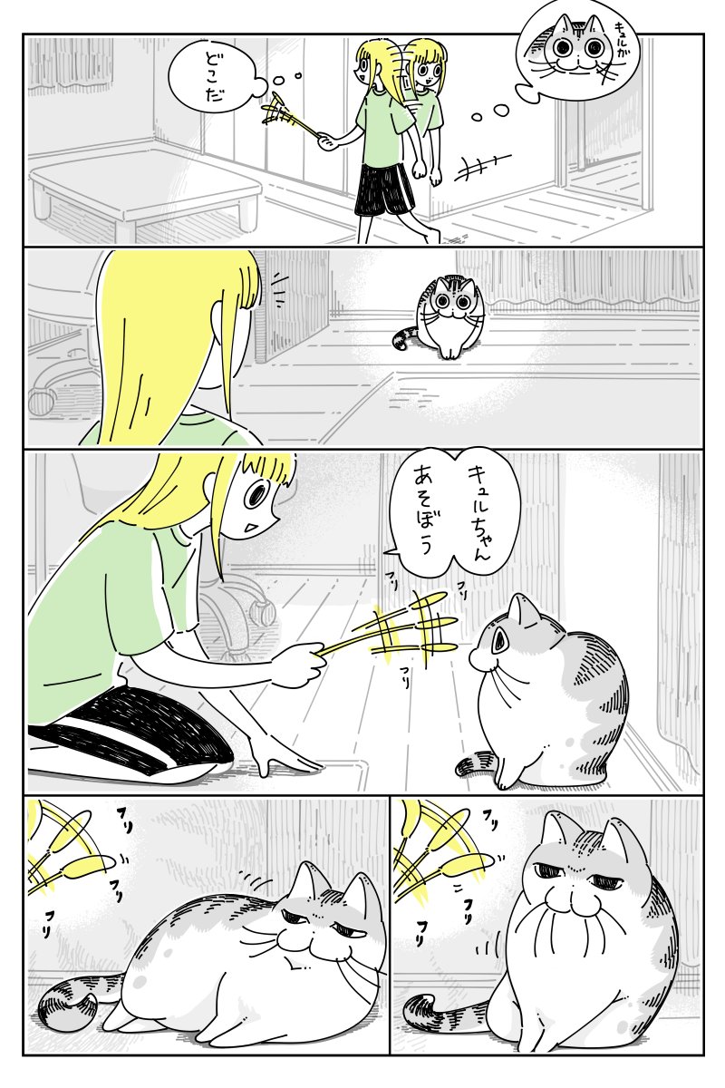 遊ぶ気分じゃないらしい  