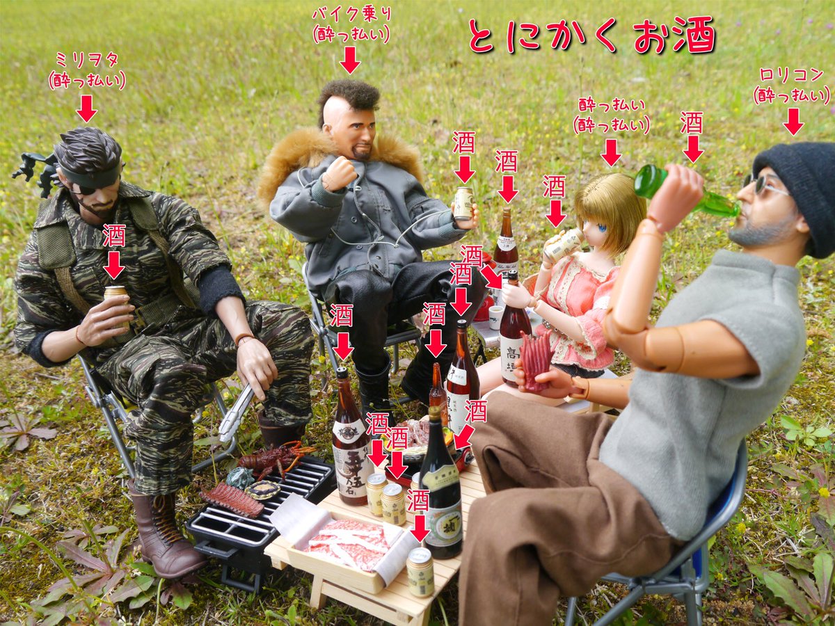 ゆるキャンおじさんの理想と現実 ←理想　　　　　　　　現実→ 