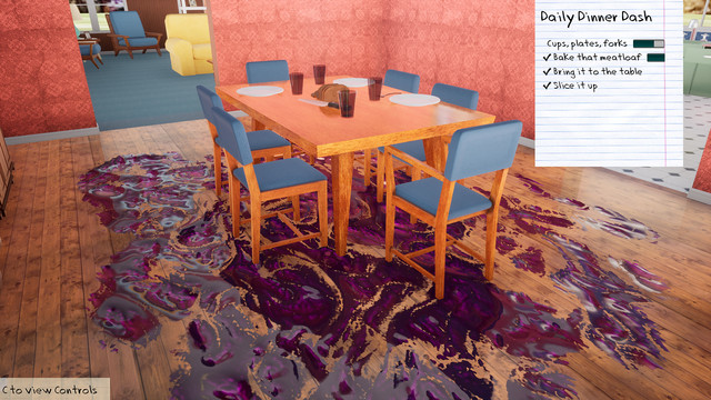 【今年リリース予定】普通の主婦が日常を浸食するクトゥルフと戦う無料ゲームが開発中 徐々に現実が崩壊する中で、炊事、掃除、洗濯といった日々の家事をこなしていかなければならない
