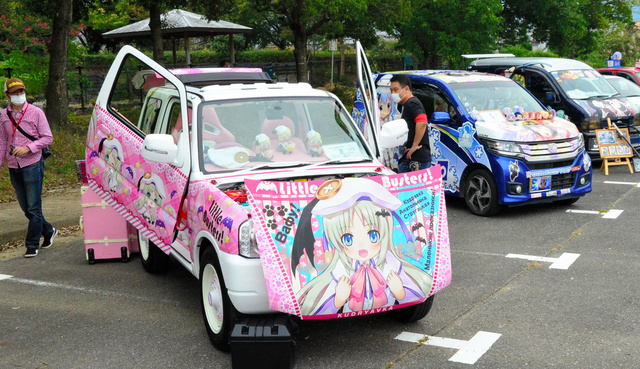 【力作】全国から「痛車」160台集結 岐阜で「天下無双 東西最強痛車決戦」開催 四輪部門では、改造費に1千万円以上かけたという愛知県の男性の四輪駆動車が「日本一」に輝いた