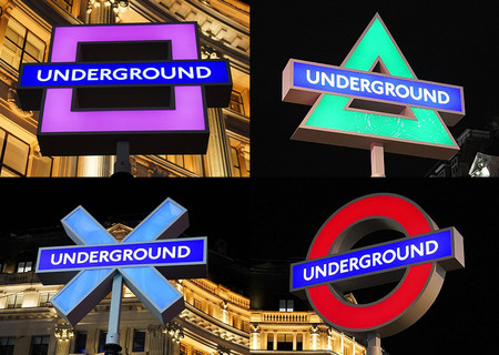 【衣替え】ロンドンの駅、地下鉄マークがプレステ模様に 英国でのPS5発売に合わせた取り組み