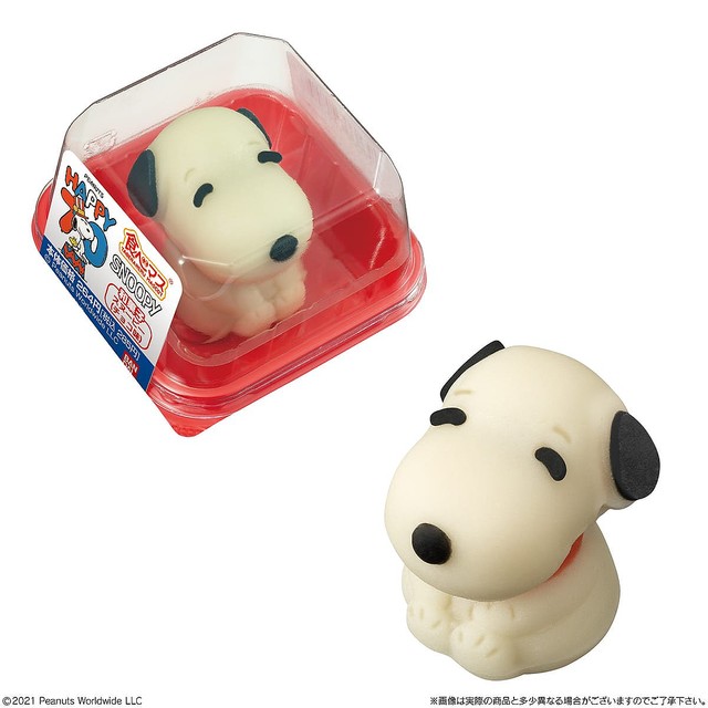 【かわいい】「スヌーピー」モチーフの和菓子、ローソンに登場