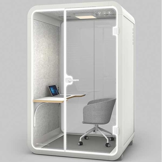 【防音個室】プライベート空間を作れるユニットハウス登場   室内用は組み立て式で、半畳のスペースがあれば組み立てられるという