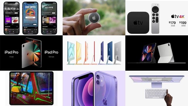【ワクワク】Apple Eventで新製品が続々発表   M1チップ搭載で7色カラバリが用意される新iMac、同じくM1搭載のiPad Proや、以前から噂の絶えなかった落とし物トラッカー「AirTag」などを正式発表した