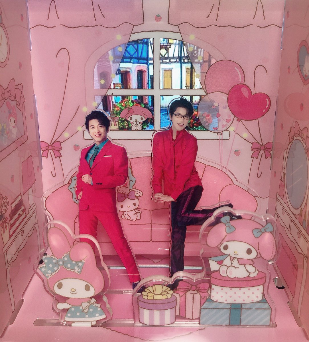 サンリオアクスタのお部屋で遊んでみた、可愛すぎません