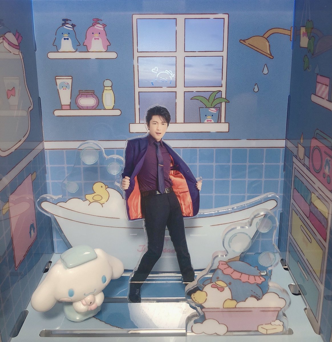 サンリオアクスタのお部屋で遊んでみた、可愛すぎません