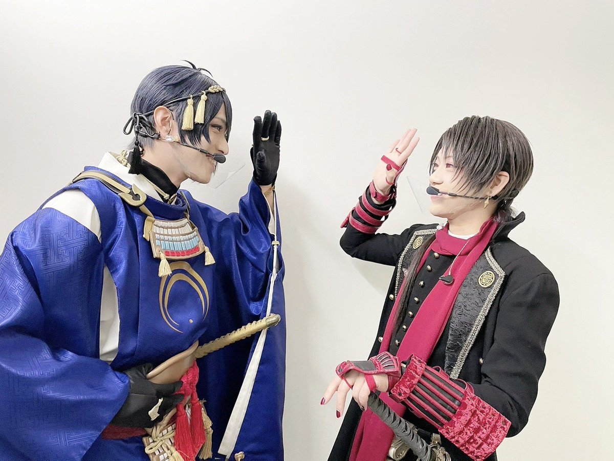  今日も充実感に襲われてます ぐわーんってなってます  久しぶりだね加州さん  #刀ミュ  #よっ 