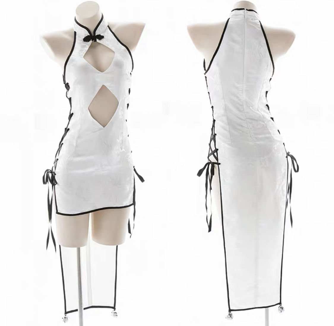 サイドオープンチャイナの新作出てました 穴増えて、前がミニになりましたね はれめあさんでお取り寄せ出来ますよ     #サイドオープンチャイナ #ニューサイドオープンチャイナ #サイドオープンミニチャイナ 