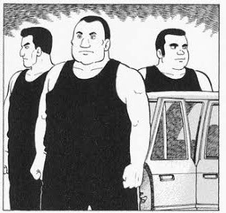 前動物園に行った時の写真見返してて、なんかこれ既視感あるな…って思ってたけどラーメン三銃士だった 