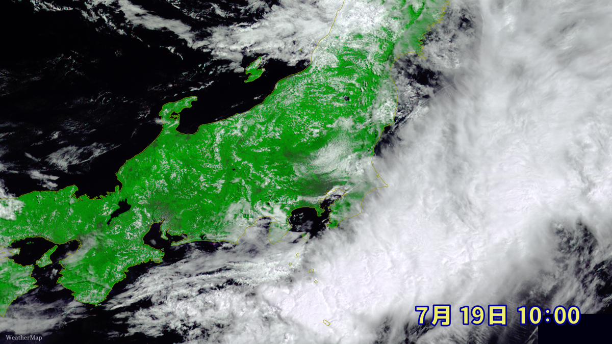 何がヤバいって、これまで東京は19日間連続で雨が降ってたのに、きょうはピタッと雨がやんで晴れてきたことですよ