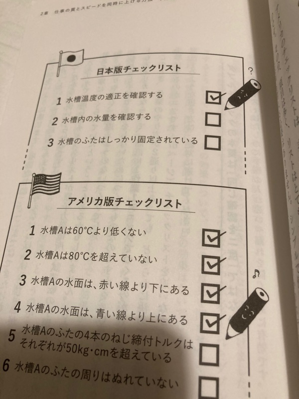 あーチェックリストの意味のなさをいつも思ってたけど、まさにこれだわ