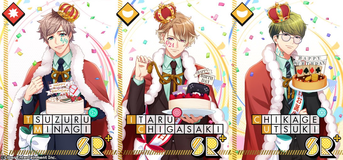 ★A3! ４月限定バースデースカウト★ 4/1 00:00～『プレミアムスカウト』に限定SR【満開Playback】＆限定SSR【満開Birthday】を追加いたします