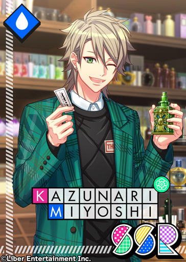 SSRは夏組・三好一成、SRは夏組・斑鳩三角＆秋組・伏見臣、Rは春組・皆木綴＆冬組・御影密です