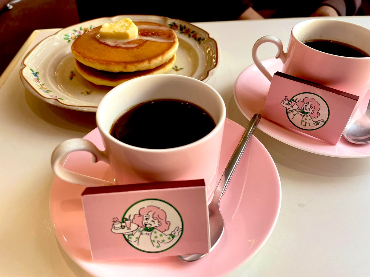 喫茶ビーナス  可愛すぎるマッチとカップのこの見事な融合