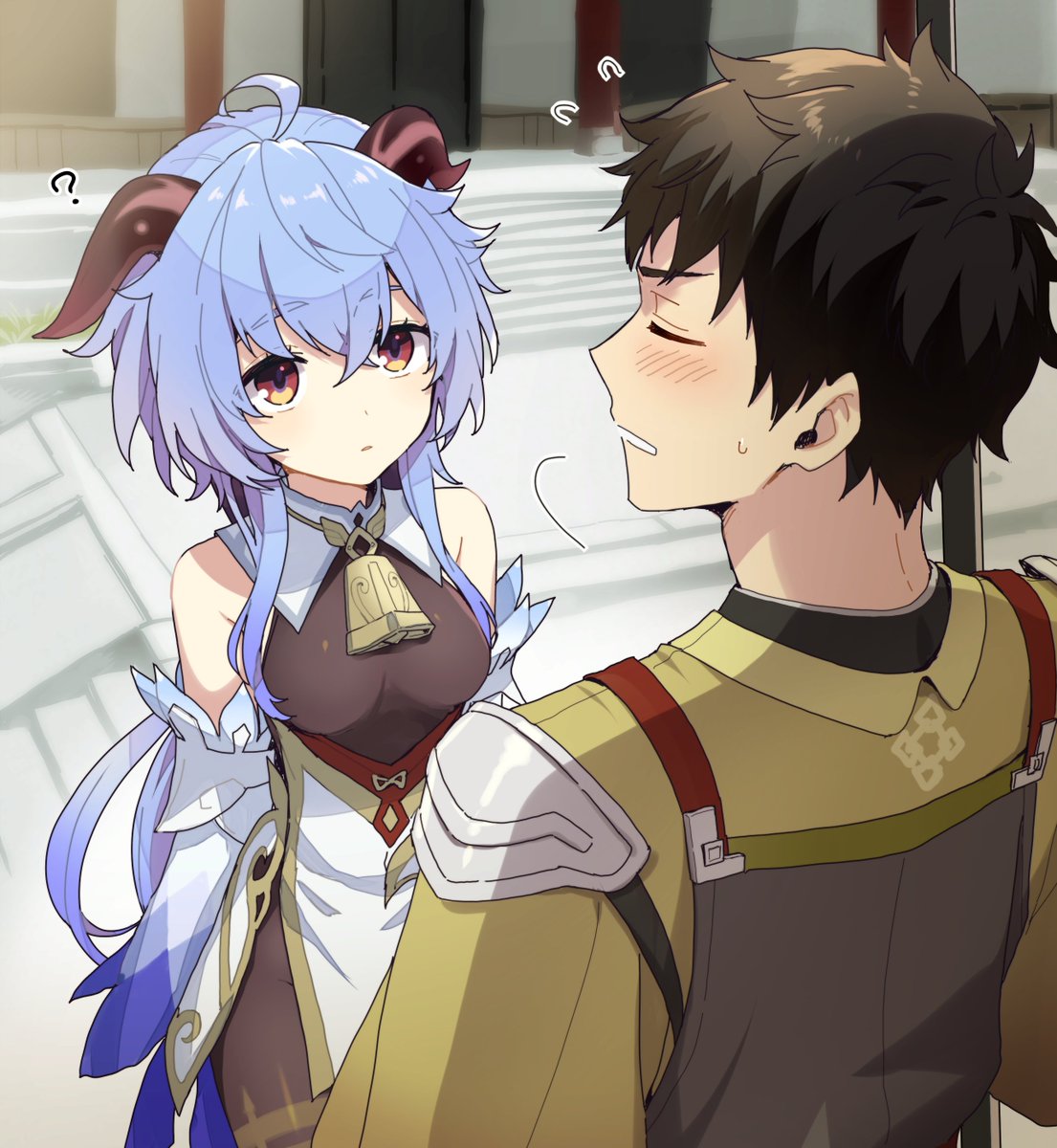 目のやり場に困る千岩軍 #原神 #原神イラスト #GenshinImpact 