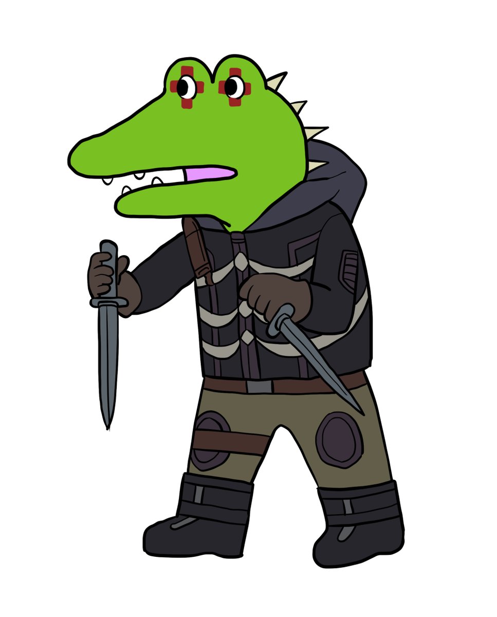 100日後のワニ。それはまだ…混沌の中。 