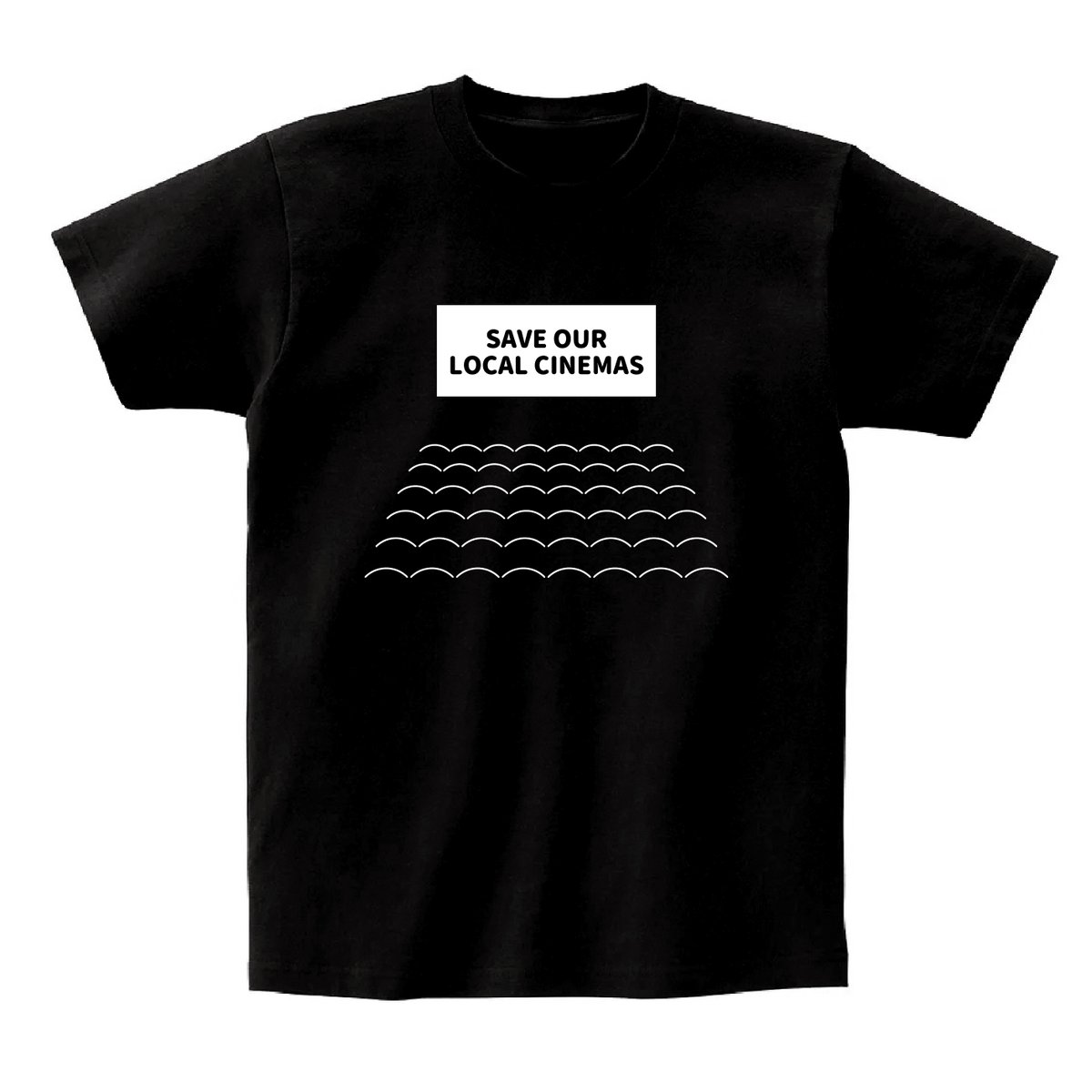 【Save our local cinemas/関西劇場応援Tシャツ販売】 コロナウイルスの影響で危機的状況にある映画館を支援していただくためのTシャツを販売します