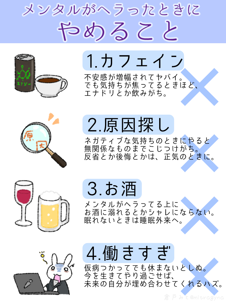 「メンタルがヘラったときに見るやつ」作りました。 