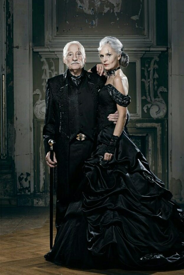 日本では殆どお目にかからないご年配のゴススタイル