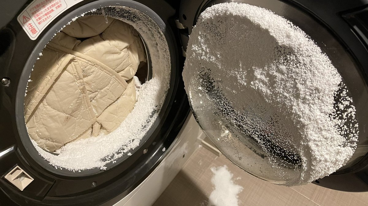 これは知見ですが洗濯機でビーズクッションを洗うと大惨事になります 