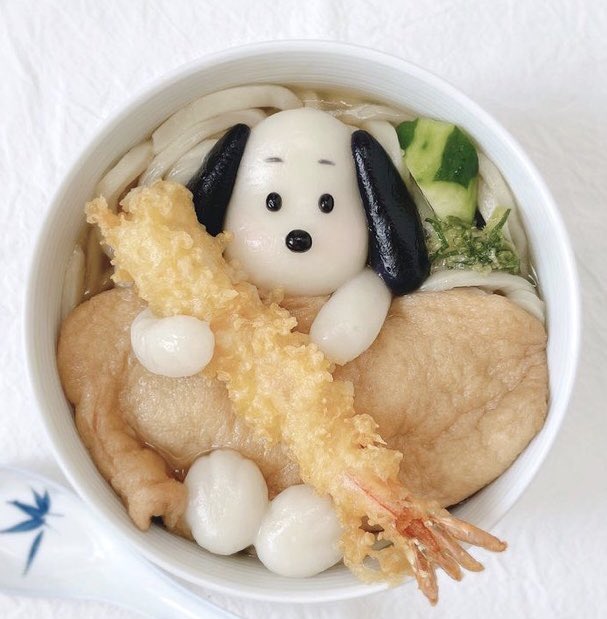 かわいい…………うどん発見！😃 