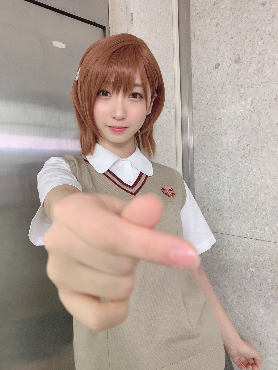 今日はとある科学の超電磁砲の記者発表会にて御坂美琴のコスプレをしてました