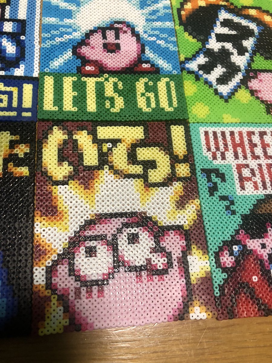 家の妹がビーズでコツコツ作ったカービィが凄いので見てほしい ＃星のカービィ 