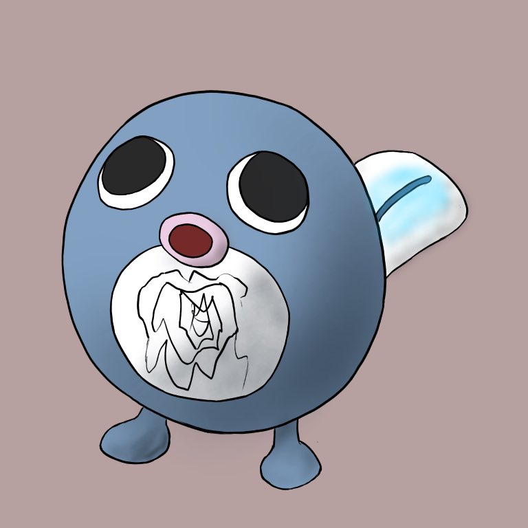 シンナー中毒のニョロモ 