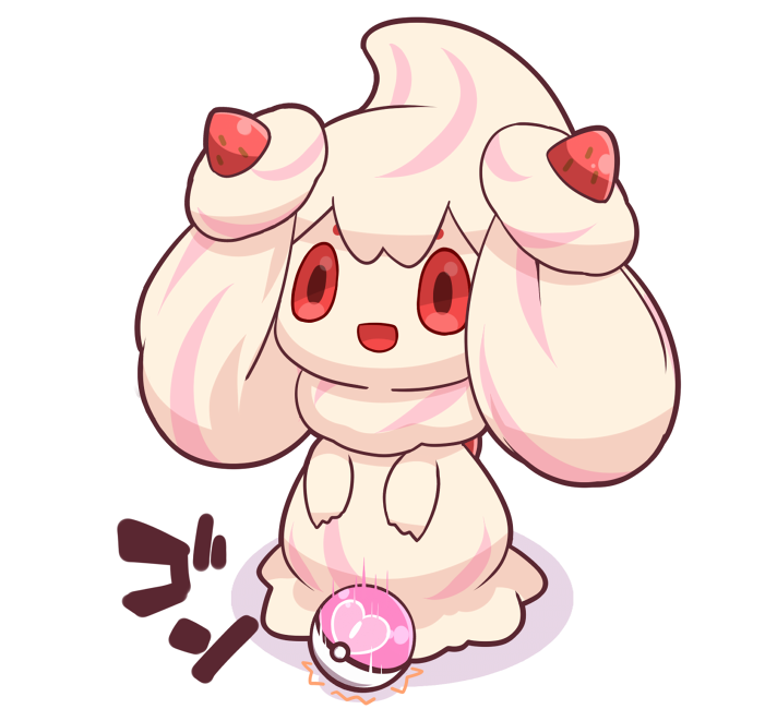 衝撃顔のマホイップが4枚たまったのでまとめた 