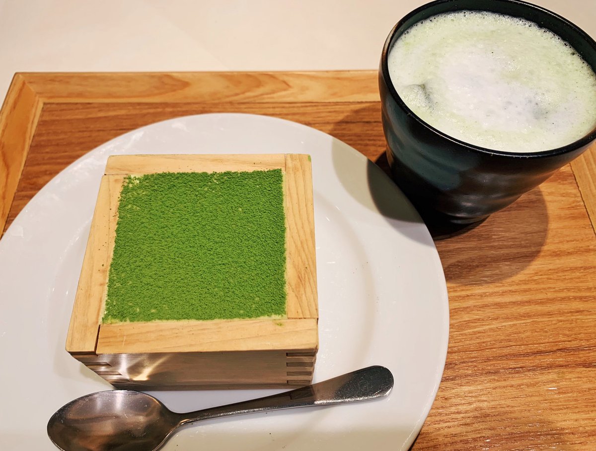 【プロヴァンス】 @北海道：札幌駅から徒歩1分  升に入った抹茶ティラミスを食べられるお店